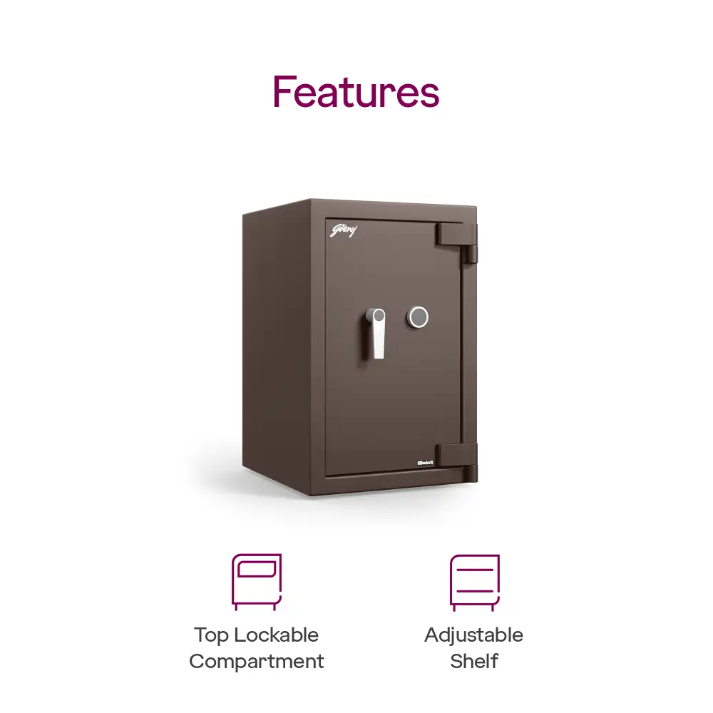 Godrej Matrix 2414 V7 (79L) KL Coffee Brown Home Locker 